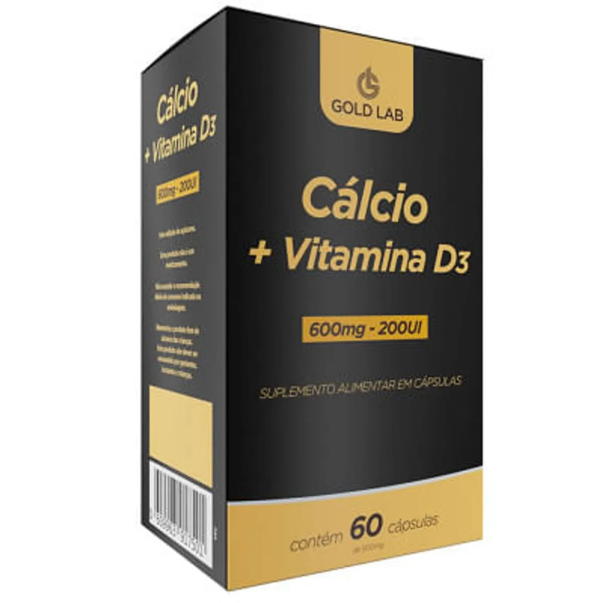 CALCIO 600+VIT D3 200 UI GOLD LAB C/60