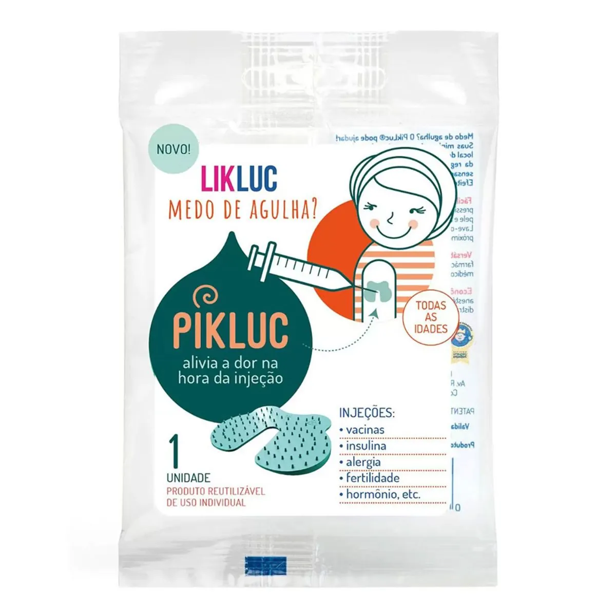 PIKLUK - APARELHO PARA ALÍVIO DA DOR DA INJEÇÃO