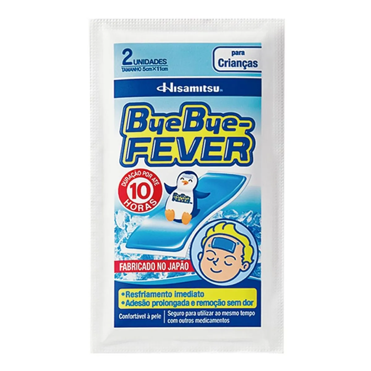 BYE BYE FEVER C/2 - ADESIVO PARA RESFRIAMENTO