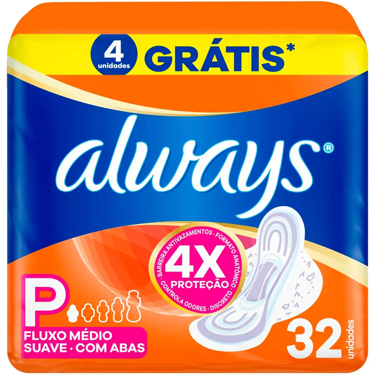 ABS ALWAYS C/ABAS SUAVE C/32UN