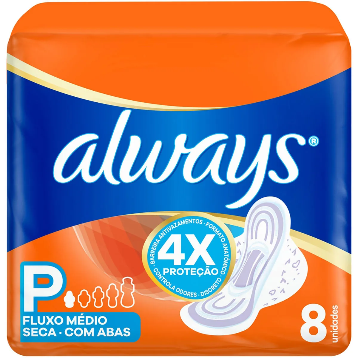 ABS ALWAYS BAS S PROT SEC C/A C/8
