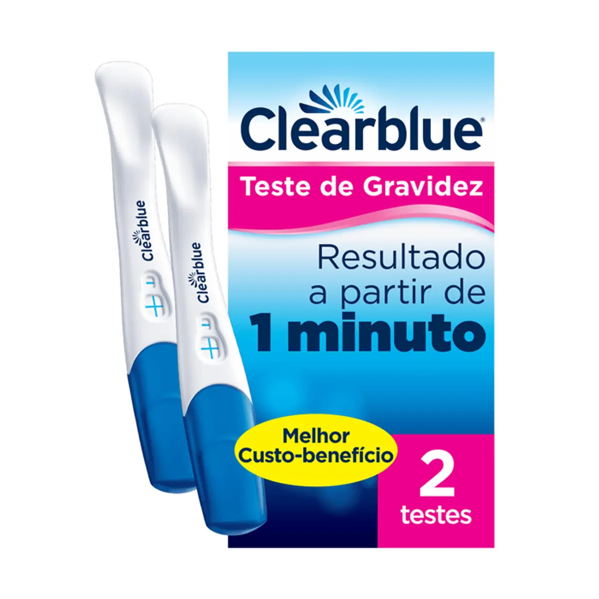 TESTE GRAV CLEARBLUE PLUS C/2