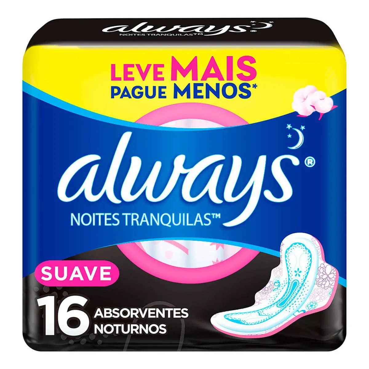 ABS ALWAYS NOITE SUAVE C/ABAS C/16