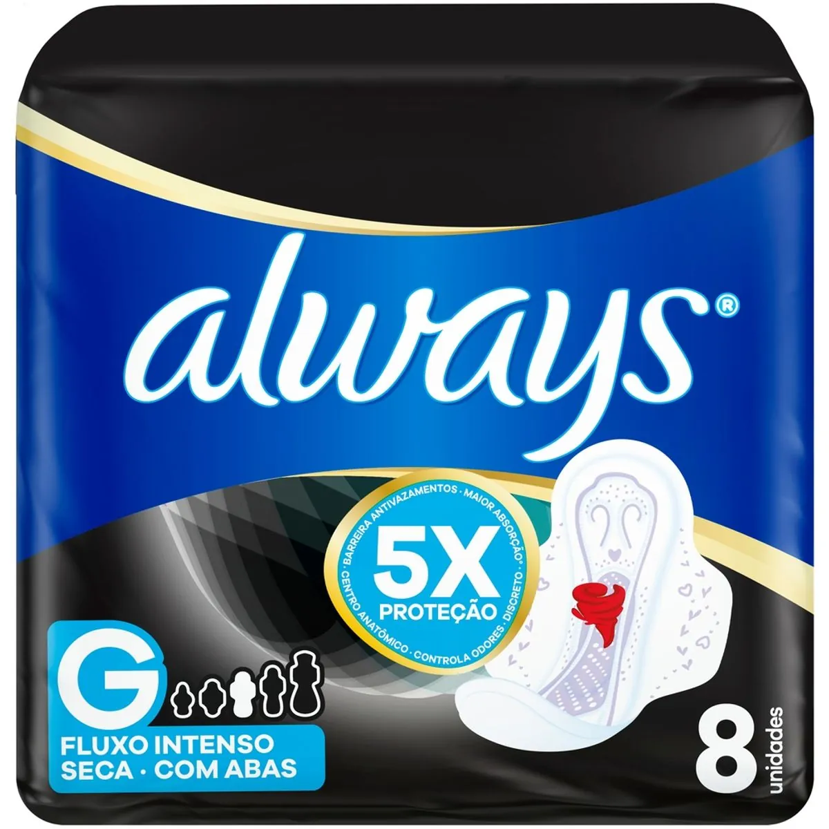 ABS ALWAYS NOT SECA ABAS C/ 8