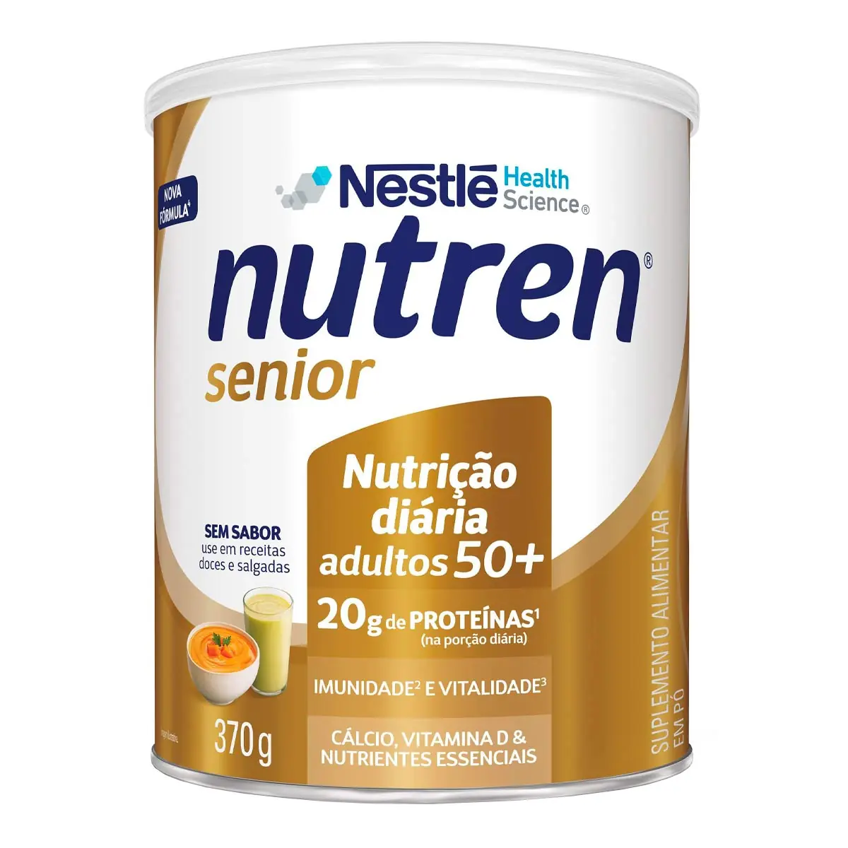 NUTREN SENIOR SEM SABOR 370GR