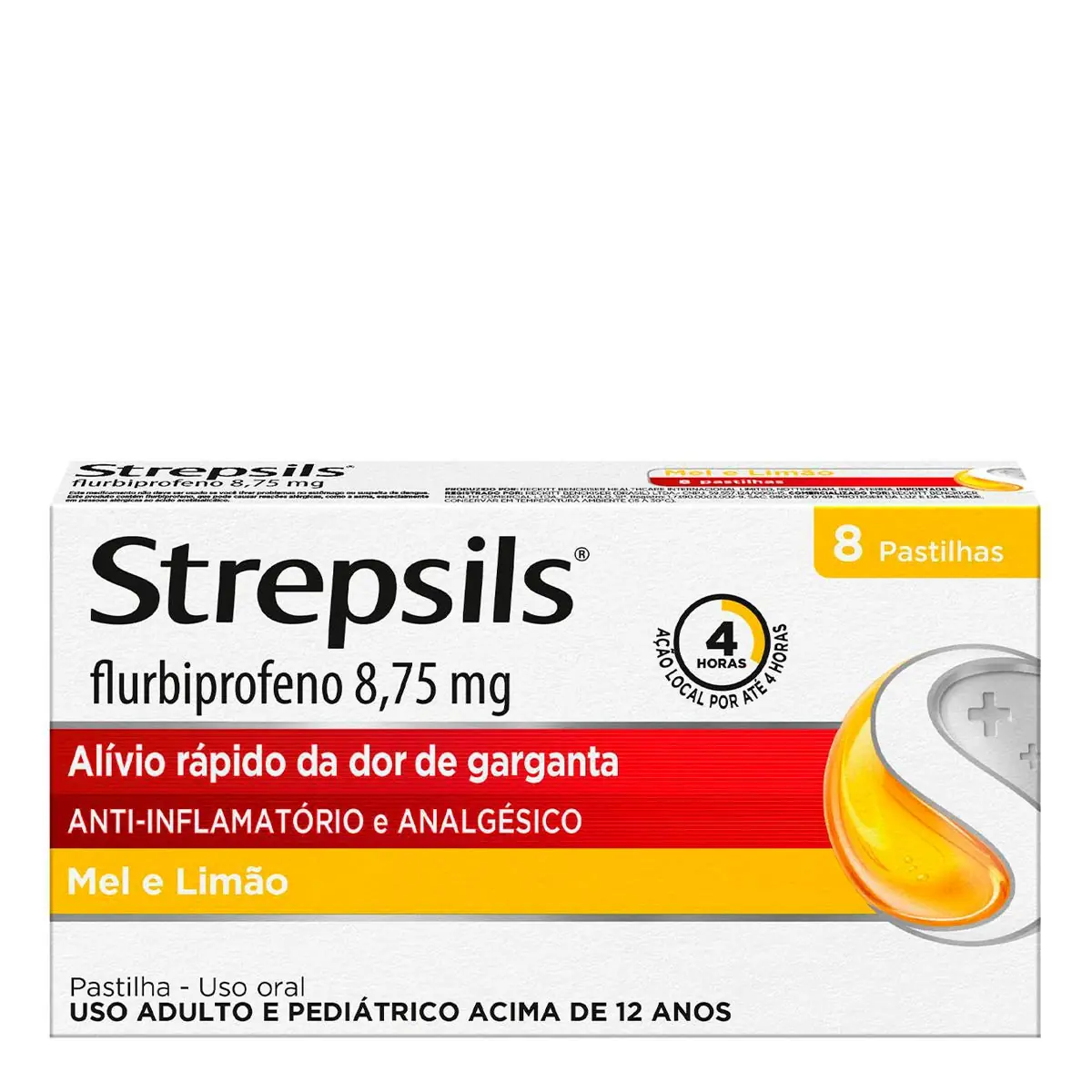 STREPSILS C/8 MEL E LIMAO