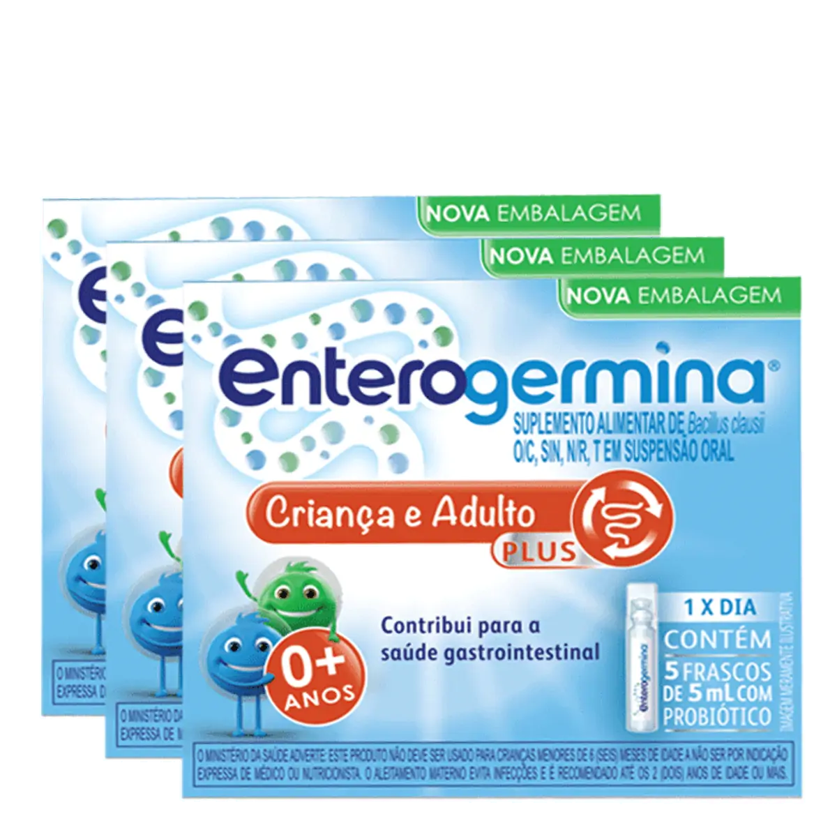 ENTEROGERMINA PLUS 5ML C/5 FLAC