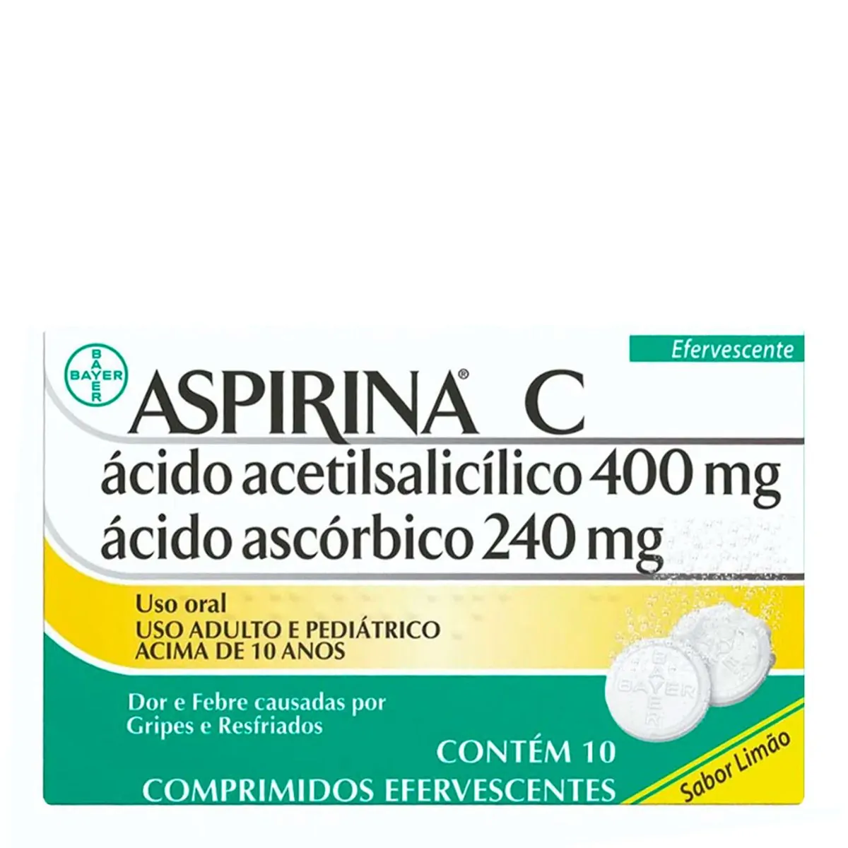 ASPIRINA C C/5 CARTELAS C/2 ( IDENTIFICAR NA C/2)