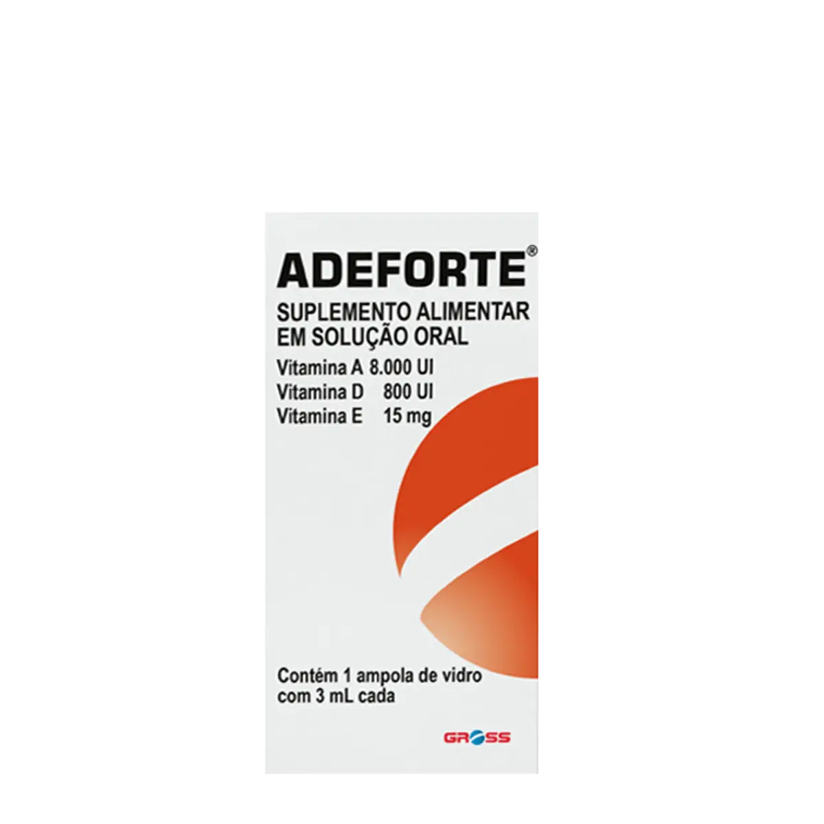 ADEFORTE SOL ORAL AMP 3ML