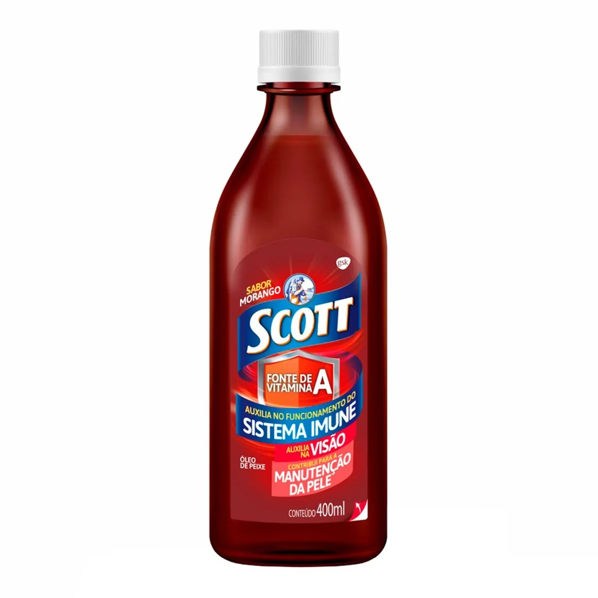 EMULSAO SCOTT MORANGO 400ML