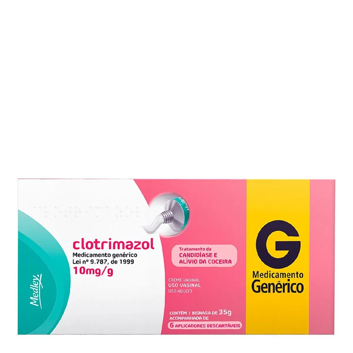 CLOTRIMAZOL CR VAG 1% 35G MED