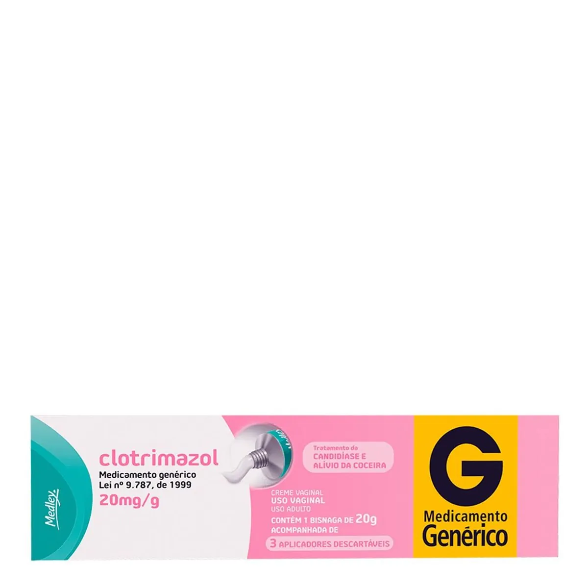 CLOTRIMAZOL 2% CR VAG 20G MED