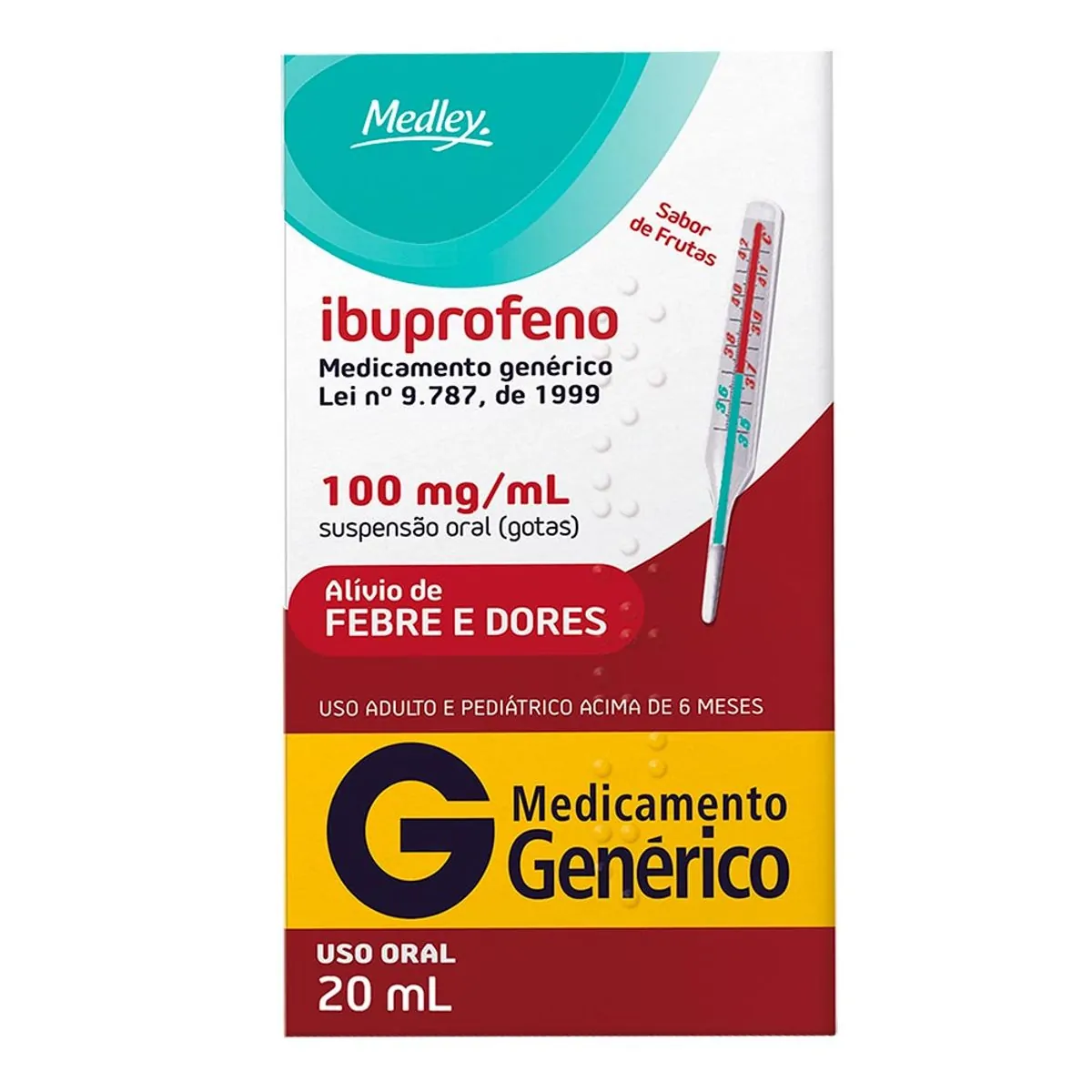 IBUPROFENO 100MG GOTAS 20ML MED