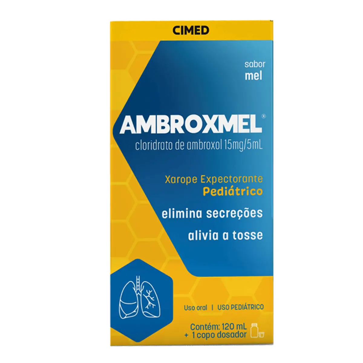 CLOR AMBROXOL 15MG XPE INF 120ML AMBROXMEL