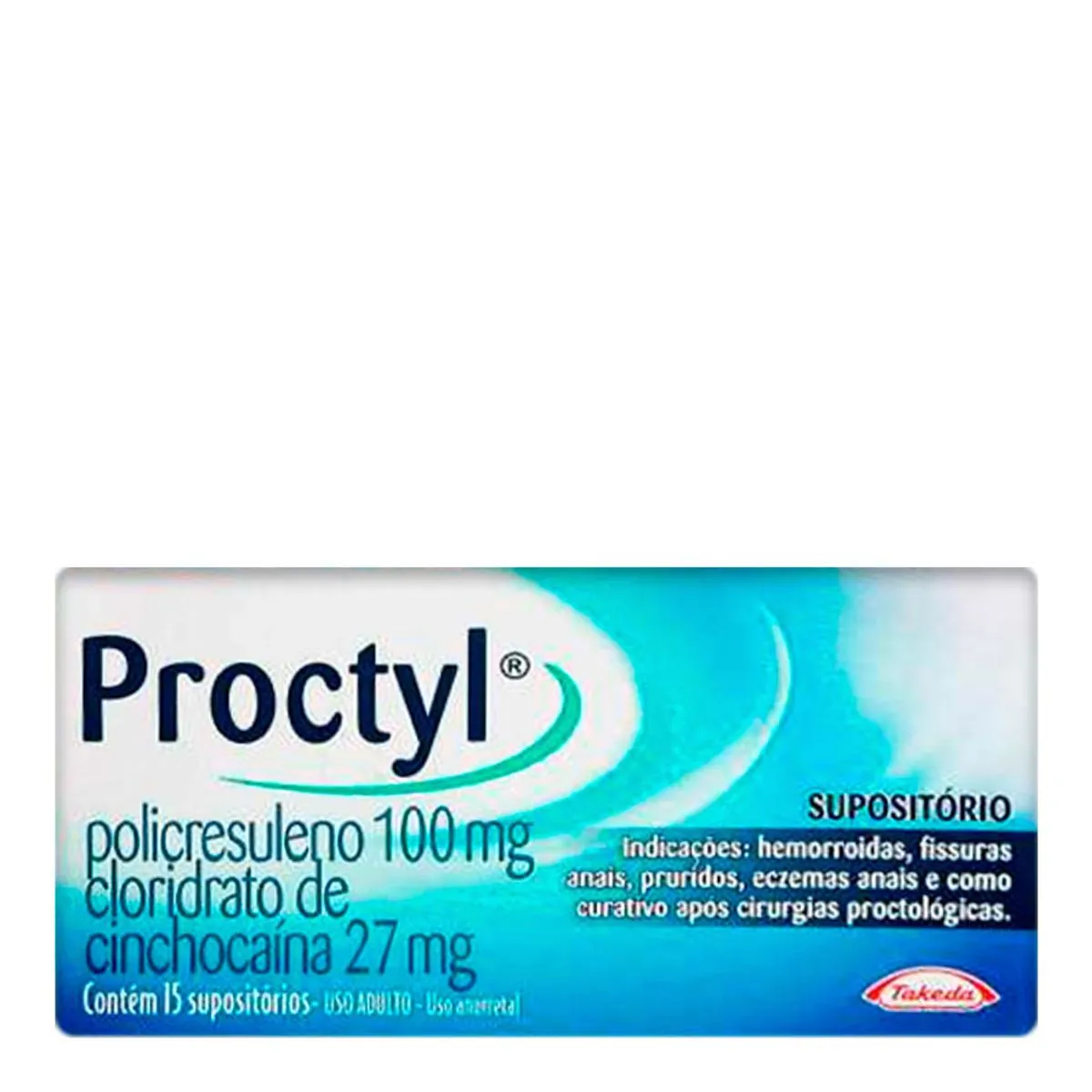PROCTYL C/15 SUPOSITORIO
