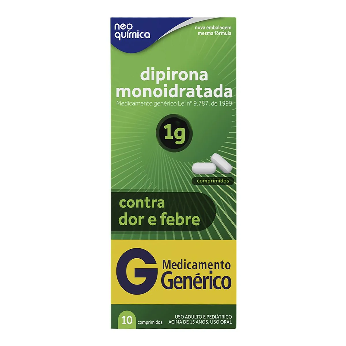 DIPIRONA 1G C/10 NEO