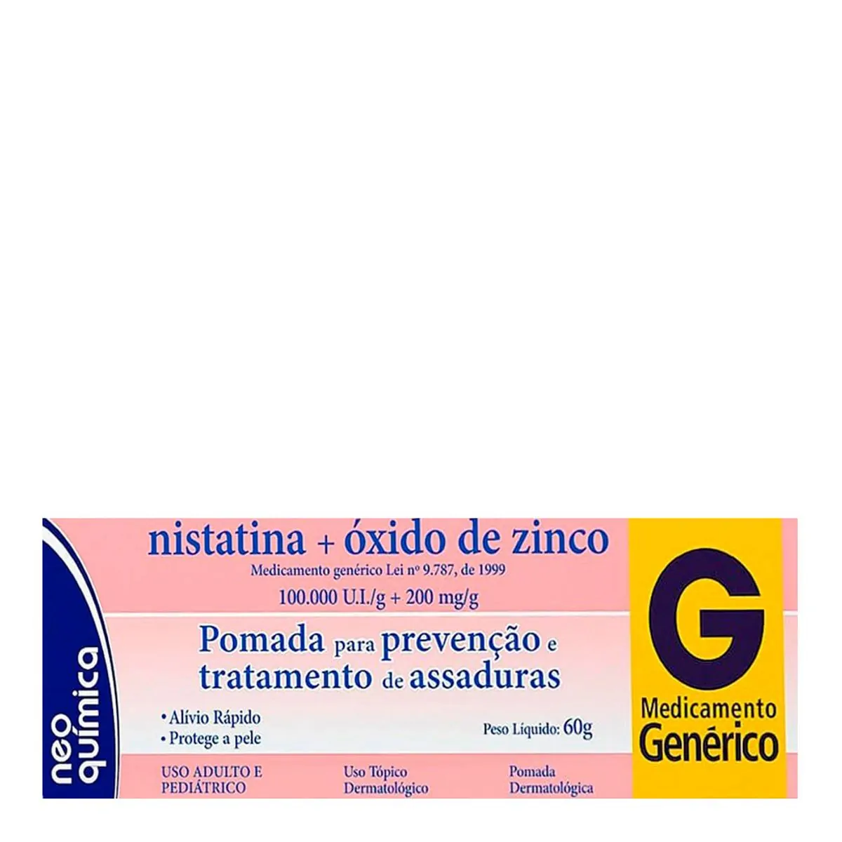 NISTATINA+OXIDO ZINCO POM 60G NEO