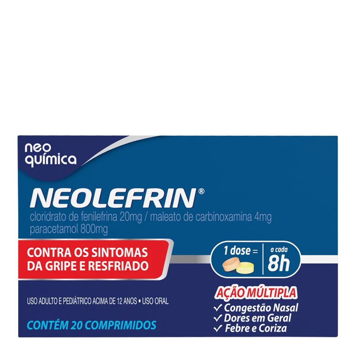 NEOLEFRIN  C/20 ( = NALDECON NOITE )