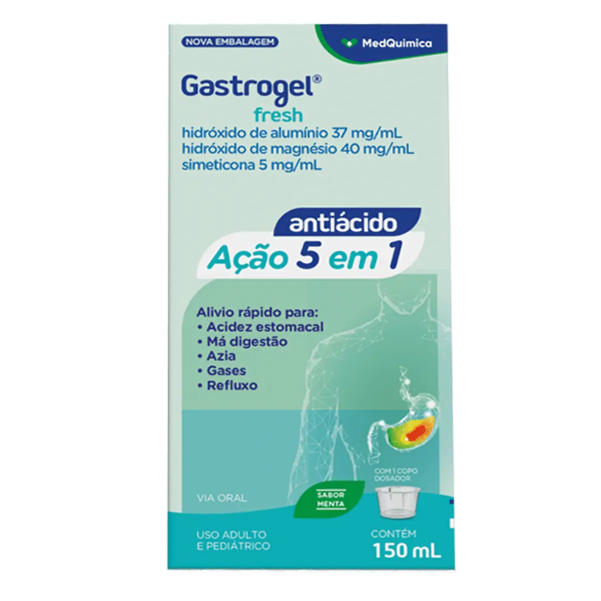 GASTROGEL FRESH MENTA 150ML