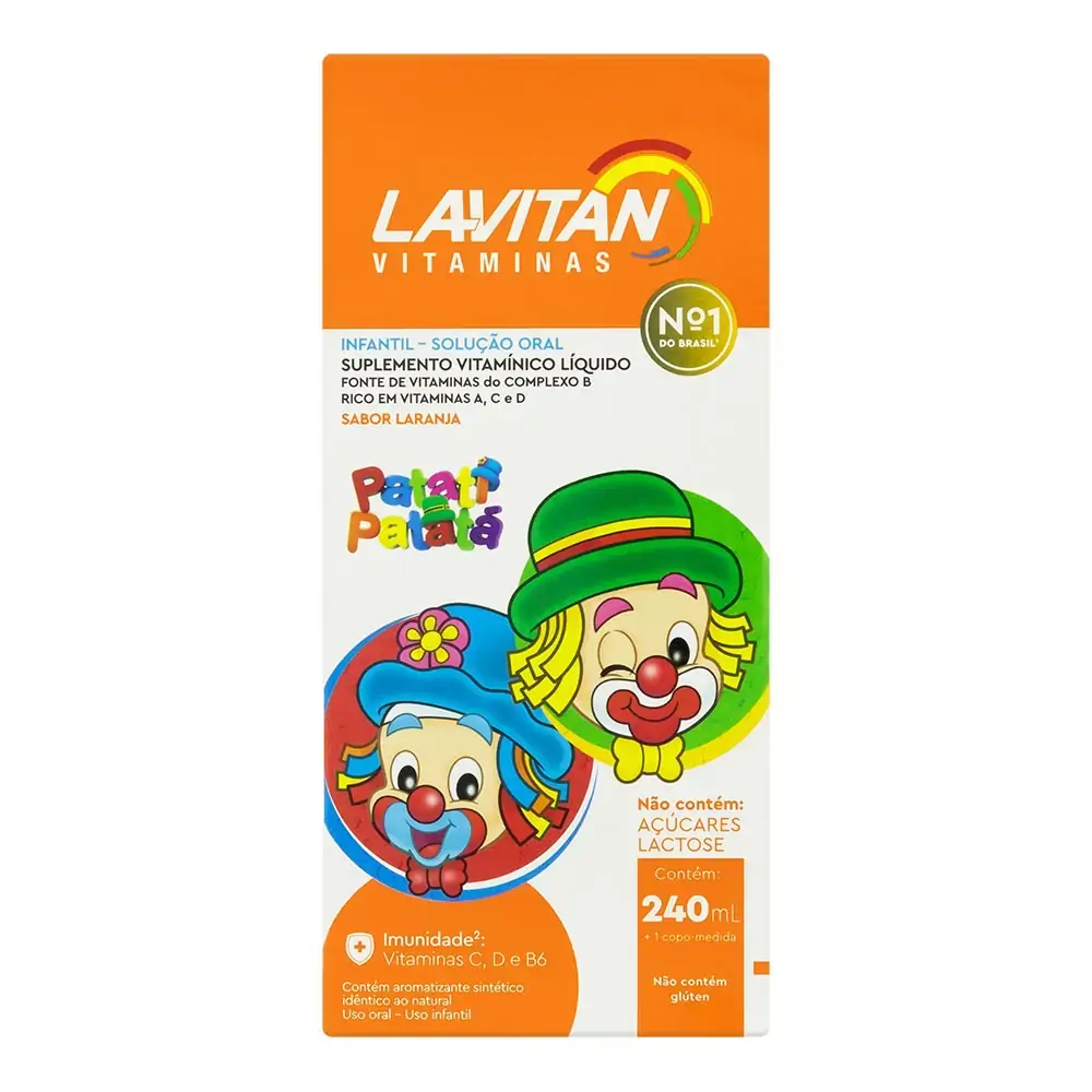 LAVITAN KIDS 240ML LARANJA