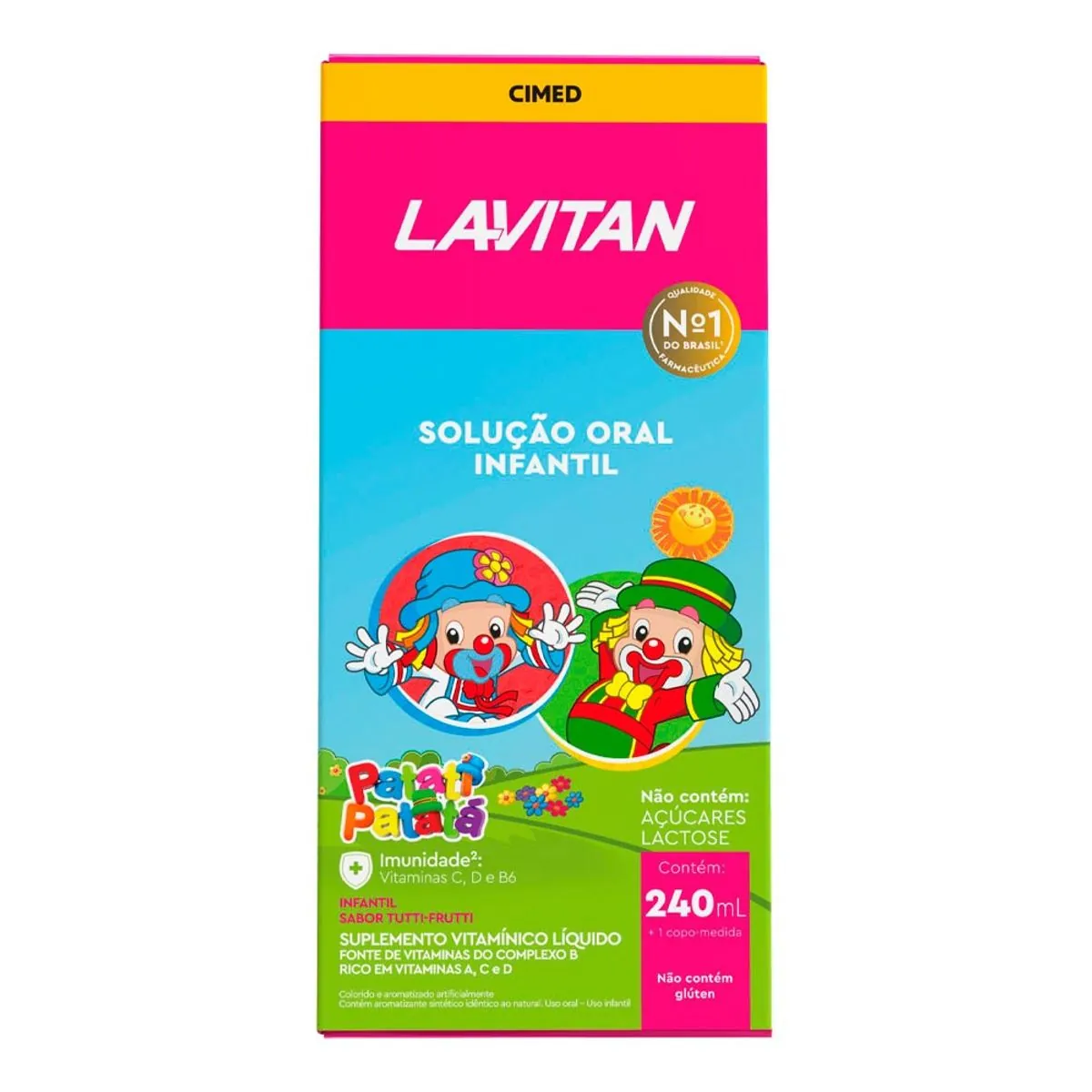 LAVITAN KIDS TUTTIFRUTI 240ML CMD