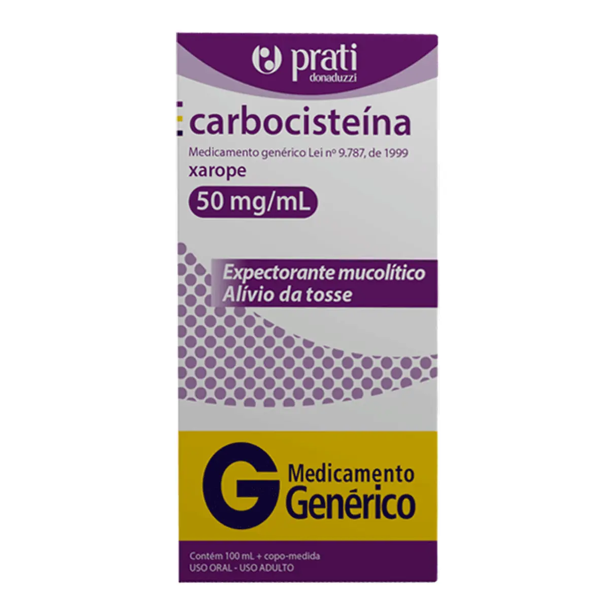 CARBOCISTEINA 50MG 100ML PRT