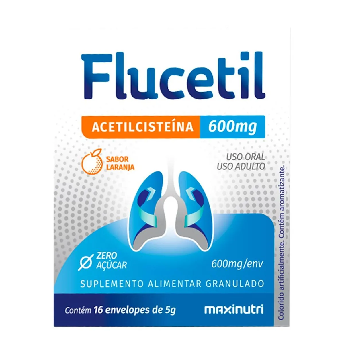 ACETILCISTEINA 600MG C/16 FLUCISTEIL