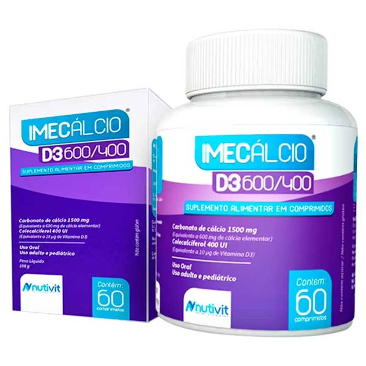 IMECALCIO 600MG/400UI C/60 NUTIVIT