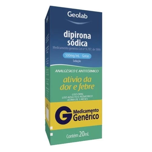 DIPIRONA GOTAS  20ML GEO ( IFOOD )