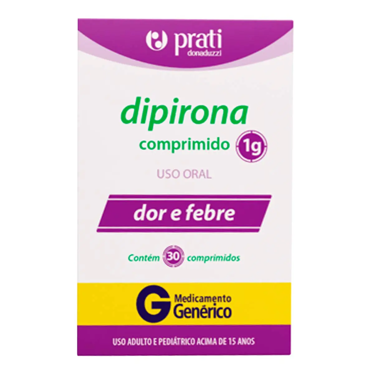 DIPIRONA 1G C/30 PRATI